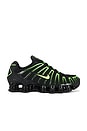 view 1 of 6 Shox Tl Sneaker in Black & Green Strike