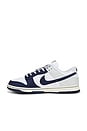 view 5 of 7 Dunk Low Retro in White, Midnight Navy, & Photon Dust