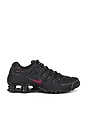 view 1 of 6 Shox NZ Sneaker in Black, Varsity Red, White, & Anthracite