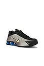 view 2 of 6 Shox R4 WC World Cup Sneaker in Black, Canary, Metallic Pewter, Light Photo Blue, & White