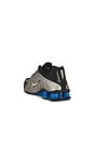 view 3 of 6 Shox R4 WC World Cup Sneaker in Black, Canary, Metallic Pewter, Light Photo Blue, & White