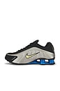view 5 of 6 Shox R4 WC World Cup Sneaker in Black, Canary, Metallic Pewter, Light Photo Blue, & White