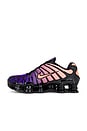 view 5 of 6 Shox Tl Sneaker in Court Purple, Hot Lava, Black, & Metallic Silver