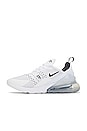 view 5 of 6 Air Max 270 in White & Black