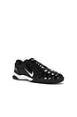 view 2 of 6 SNEAKERS T90 in Black, White & Metallic Silverr