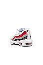 view 3 of 6 Air Max 95 Essential in Black, White, Varsity Red & Particle Grey