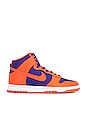view 1 of 6 Nike Dunk High Retro in Orange, Deep Royal Blue & White