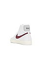 view 3 of 6 Blazer Mid '77 Vintage in White & Dark Beet Root