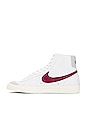 view 5 of 6 Blazer Mid '77 Vintage in White & Dark Beet Root