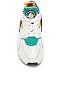 view 4 of 6 Air Huarache in White & Green
