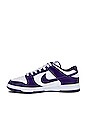 view 5 of 6 Nike Dunk Low Retro in White & Court Purple