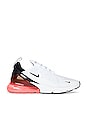 view 1 of 6 ZAPATILLAS DEPORTIVAS AIR MAX 270 INLINE in White. Black, & Hot Punch