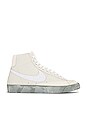 view 1 of 6 Blazer Mid '77 Emb Sneakers in Summit White, White, Phantom, & Mica Green