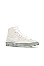 view 2 of 6 Blazer Mid '77 Emb Sneakers in Summit White, White, Phantom, & Mica Green