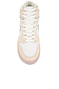 view 4 of 6 Dunk High Retro Emb Sneakers in Summit White, White, Phantom, & Pink Oxford