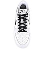 view 4 of 6 Dunk Low Retro Sneaker in White, Black Summit, & White