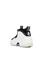 view 3 of 6 Air Foamposite 1 Sneakers in White, Metallic Silver, Black, & Cobalt Bliss