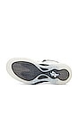 view 6 of 6 Air Foamposite 1 Sneakers in White, Metallic Silver, Black, & Cobalt Bliss