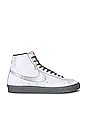 view 1 of 7 Blazer Mid '77 Emb in White, Smoke Grey & Black