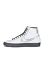 view 5 of 7 Blazer Mid '77 Emb in White, Smoke Grey & Black