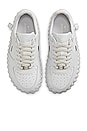 view 4 of 6 x Jacquemus J Force 1 Low Lx Sp in White, Metallic Silver, & White Phantom