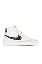 view 1 of 6 SNEAKERS BLAZER in White, Midnight Navy, Sail, & Gym Red