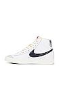 view 5 of 6 Blazer Mid '77 Sneaker in White, Midnight Navy, Sail, & Gym Red