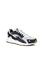 view 2 of 6 ZAPATILLA DEPORTIVA HUARACHE in Light Smoke Grey, Black, & Light Silver