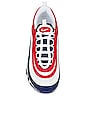 view 4 of 6 AIR MAX 97 スニーカー in White & University Red
