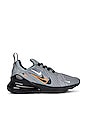 view 1 of 6 Air Max 270 Sneaker in Smoke Grey, Black, & Bright Mandar