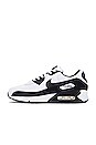 view 5 of 6 Air Max 90 Sneaker in White, Black, & White