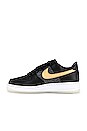 view 5 of 6 Air Force 1 '07 Premium Sneaker in Black, Metallic, Gold, & White