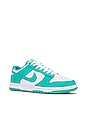 view 2 of 6 Dunk Low Retro Sneaker in White, Clear, Jade, & White