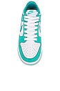 view 4 of 6 Dunk Low Retro Sneaker in White, Clear, Jade, & White