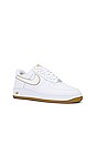 view 2 of 6 Air Force 1 '07 Sneaker in White, White, & Bronzine