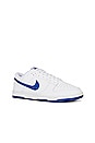 view 2 of 6 Dunk Low Retro Sneaker in White & Hyper Royal
