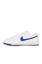view 5 of 6 Dunk Low Retro Sneaker in White & Hyper Royal
