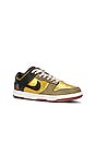 view 2 of 6 Dunk Low Premium Sneaker in Black, Khaki, Metallic Gold, & Medium Ash