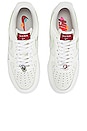 view 4 of 6 Air Force 1 '07 in Sail, Vapor Green, White, & University Red