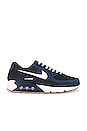 view 1 of 6 Air Max 90 in Midnight Navy, White, Black, & Gum Med Brown