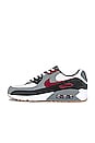 view 5 of 6 Air Max 90 in White, Team Red, Cool Grey, & Black