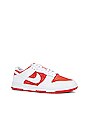 view 2 of 6 SNEAKERS DUNK RESPONSIVE in University Red, White, & Total Orange