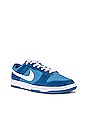 view 2 of 6 Dunk Low Retro in Dark Marina Blue & White