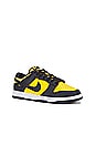 view 2 of 6 Dunk Low in Black, University Gold, & White