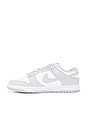 view 5 of 6 Dunk Low Retro in White & Grey Fog