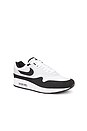 view 2 of 6 Air Max 1 Sneaker in White, Black, & Pure Platinum