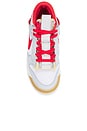 view 4 of 7 Air Dunk Jumbo Sneaker in White, Light Crimson, & Pure Platinum Sail