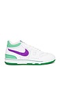 view 1 of 7 Attack Sneaker in White, Hyper Grape, & Court Green