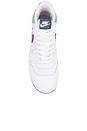 view 4 of 7 Attack Sneaker in White, Hyper Grape, & Court Green