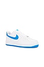 view 2 of 6 Nike Air Force 1 '07 in White & Photo Blue